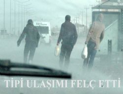 Tipi esti, hayat durdu..